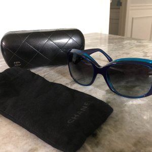 CHANEL CC Sunglasses 5227 Blue